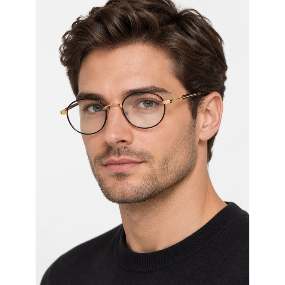 NEW Tom Ford FT5973-B 050 Dark Brown Sunglasses Authentic